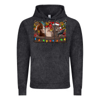 Vintage Arctic festive farmyard gathering Vintage Hoodie - CowhideDigitalArt