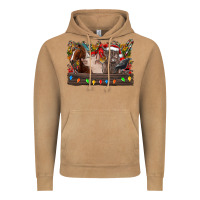 Vintage Camel festive farmyard gathering Vintage Hoodie - CowhideDigitalArt
