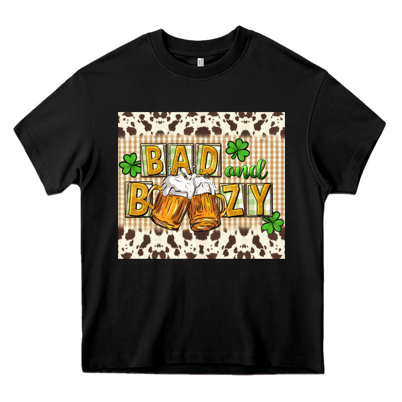 Bad And Boozy Heavy Core Tee by CowGirlArtShop | Teevron
