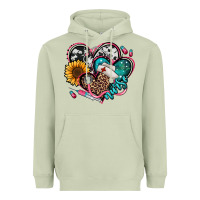 Matcha nurse hearts Heavyweight Hoodie - Jasminsmagicworld