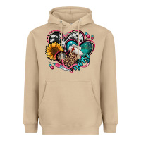 Mushroom nurse hearts Heavyweight Hoodie - Jasminsmagicworld