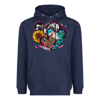Navy nurse hearts Heavyweight Hoodie - Jasminsmagicworld