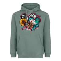 Sage nurse hearts Heavyweight Hoodie - Jasminsmagicworld