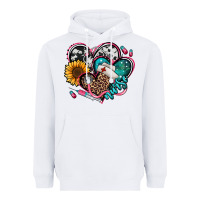 White nurse hearts Heavyweight Hoodie - Jasminsmagicworld