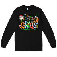 Black grangaran claus Long Sleeve Tee - CowhideDigitalArt