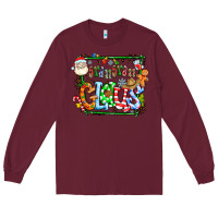 Burgundy grangaran claus Long Sleeve Tee - CowhideDigitalArt