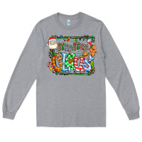 Heather Grey grangaran claus Long Sleeve Tee - CowhideDigitalArt