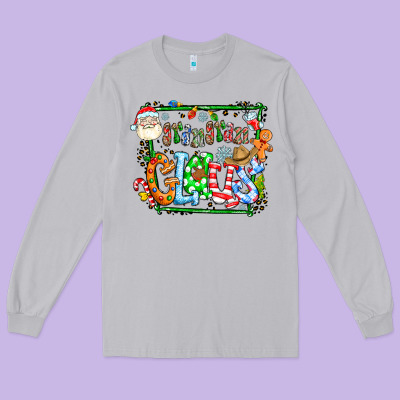 Grangaran Claus Long Sleeve Tee Designed By Cowhidedigitalart