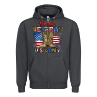 Smoke proud veteran u.s army Zipper Hoodie - RanaPortraitStore