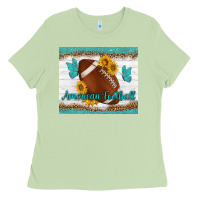Matcha american football and butterfly mousepad Ladies Tee - BundleAndBundleShop