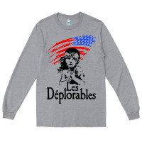 Heather Grey les deplorables Long Sleeve Tee - baoMotion