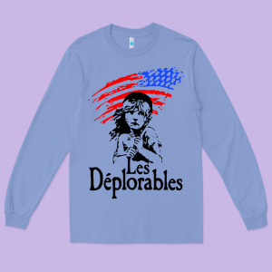 Les Deplorables Long Sleeve Tee Designed By Baomotion