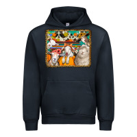 Navy autumn sheeps Urban Hoodie - Jasminsmagicworld
