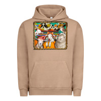 Pigment Burro autumn sheeps Urban Hoodie - Jasminsmagicworld