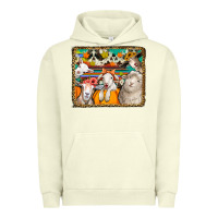 Pigment Pistachio autumn sheeps Urban Hoodie - Jasminsmagicworld