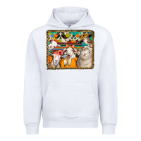 White autumn sheeps Urban Hoodie - Jasminsmagicworld