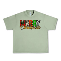 Oil Green merry christmas western Urban Heavy Tee - Jasminsmagicworld