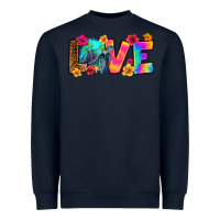 Navy turtle love Heavyweight Sweatshirt - RanaPortraitStore