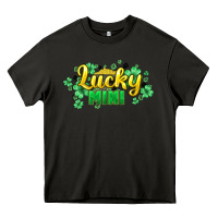 Asphalt lucky mini st patricks Heavy Core Tee - HowdyJamesFarm