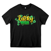 Black lucky mini st patricks Heavy Core Tee - HowdyJamesFarm