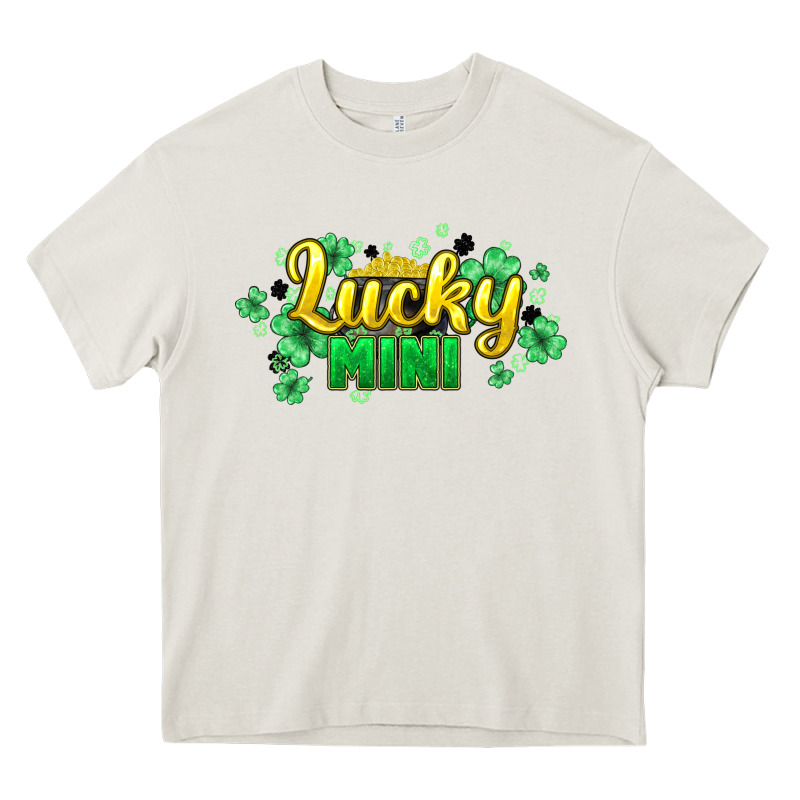 Lucky Mini St Patricks Heavy Core Tee by HowdyJamesFarm | Teevron