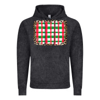 Vintage Black Christmas Pattern Vintage Hoodie - CowhideDigitalArt