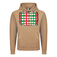 Vintage Coffee Christmas Pattern Vintage Hoodie - CowhideDigitalArt