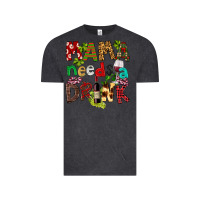 Vintage Black Mama Needs A Drink Vintage Tee - FaDigitalArtStudio