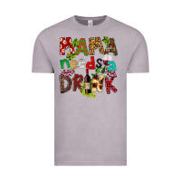 Vintage Zinc Mama Needs A Drink Vintage Tee - FaDigitalArtStudio