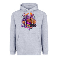 Heather Grey I put the boo in boo-jee sneaker and heel Heavyweight Hoodie - RanaPortraitStore