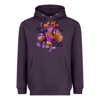 Plum I put the boo in boo-jee sneaker and heel Heavyweight Hoodie - RanaPortraitStore