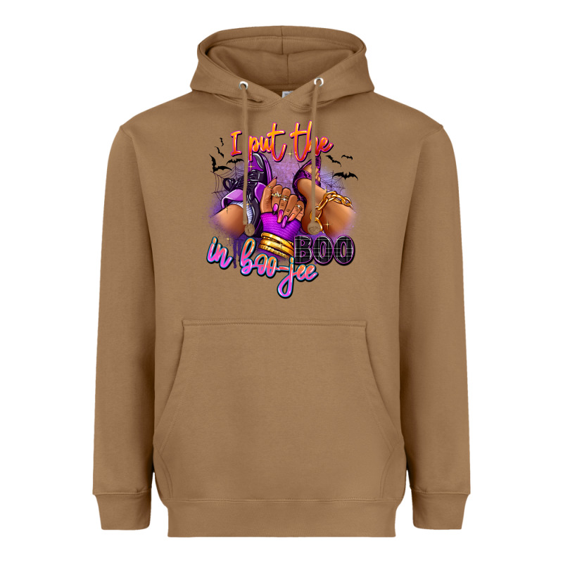 I Put The Boo In Boo-jee Sneaker And Heel Heavyweight Hoodie by RanaPortraitStore | Teevron