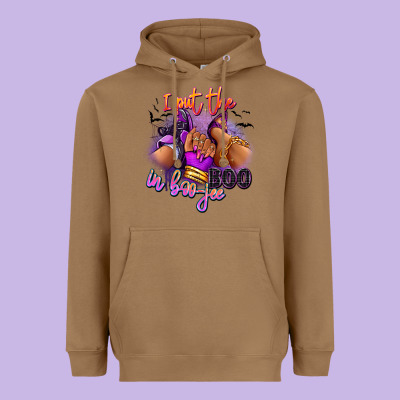 I Put The Boo In Boo-jee Sneaker And Heel Heavyweight Hoodie Designed By Ranaportraitstore