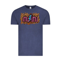 Vintage Denim Leopard Mimi Lightning Vintage Tee - RanaPortraitStore