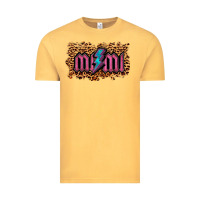 Vintage Mustard Leopard Mimi Lightning Vintage Tee - RanaPortraitStore