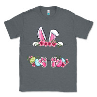 Charcoal Heather Easter bunny name frame Classic Tee - OliviaCreatesArt