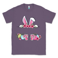 Lavender Easter bunny name frame Classic Tee - OliviaCreatesArt