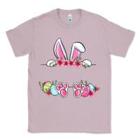 Lilac Easter bunny name frame Classic Tee - OliviaCreatesArt