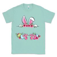 Seafoam Easter bunny name frame Classic Tee - OliviaCreatesArt