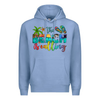 Colony Blue the beach is calling Premium Hoodie - Artiststas