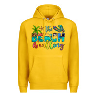 Lemon the beach is calling Premium Hoodie - Artiststas