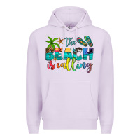Lilac the beach is calling Premium Hoodie - Artiststas