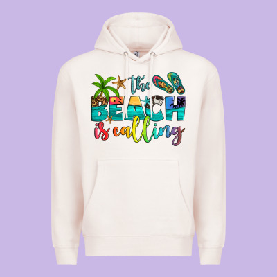 The Beach Is Calling Premium Hoodie Designed By Artiststas