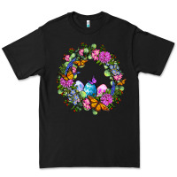 Black Easter Ocaliptus spring flowers Premium Tee - OliviaCreatesArt