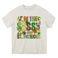 Cream I'm the sassy one St. Patrick's Heavy Core Tee - HowdyJamesFarm