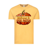 Vintage Mustard welcome to our patch Vintage Tee - BundleAndBundleShop