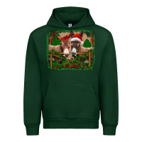 Forest Green christmas donkeys Urban Hoodie - Jasminsmagicworld
