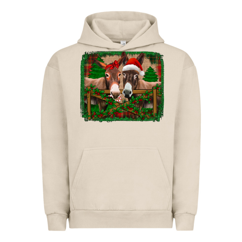 Christmas Donkeys Urban Hoodie by Jasminsmagicworld | Teevron