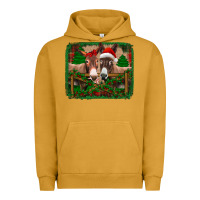 Pigment Peanut Butter christmas donkeys Urban Hoodie - Jasminsmagicworld