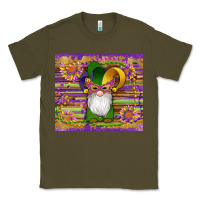 Army Green mardi gras gnomes mask serape sunflowers Classic Tee - Artiststas